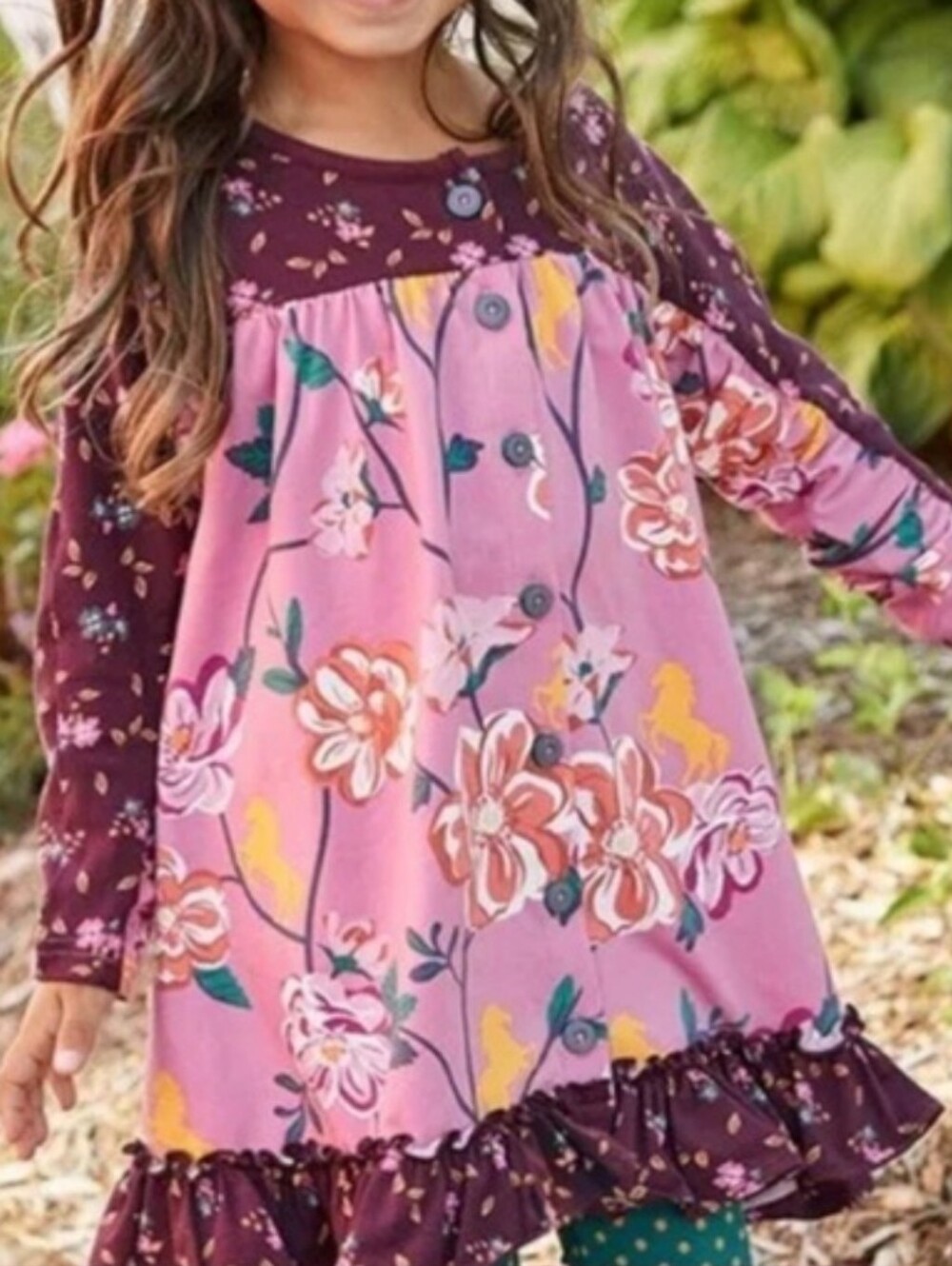 Matilda Jane Flowers and Horse Dress